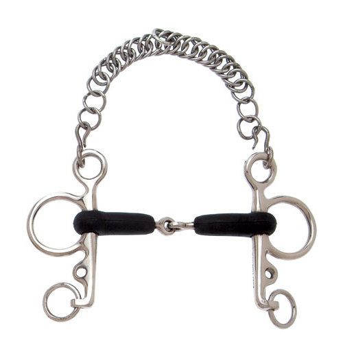 BOCADO SEFTON PELHAM PARTIDO GOMA 12,5 CM