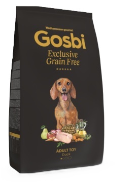 CONCENTRADO PARA PERRO GOSBI EXCLUSIVE GRAIN FREE DUCK MINI 2 KG