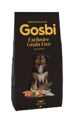 CONCENTRADO PARA PERRO GOSBI EXCLUSIVE GRAIN FREE LIGHT MEDIUM