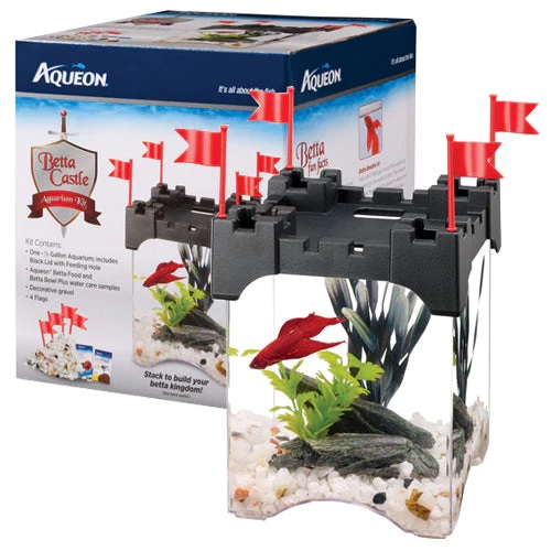 ACUARIO PARA BETTA CASTLE 0.5 GALONES