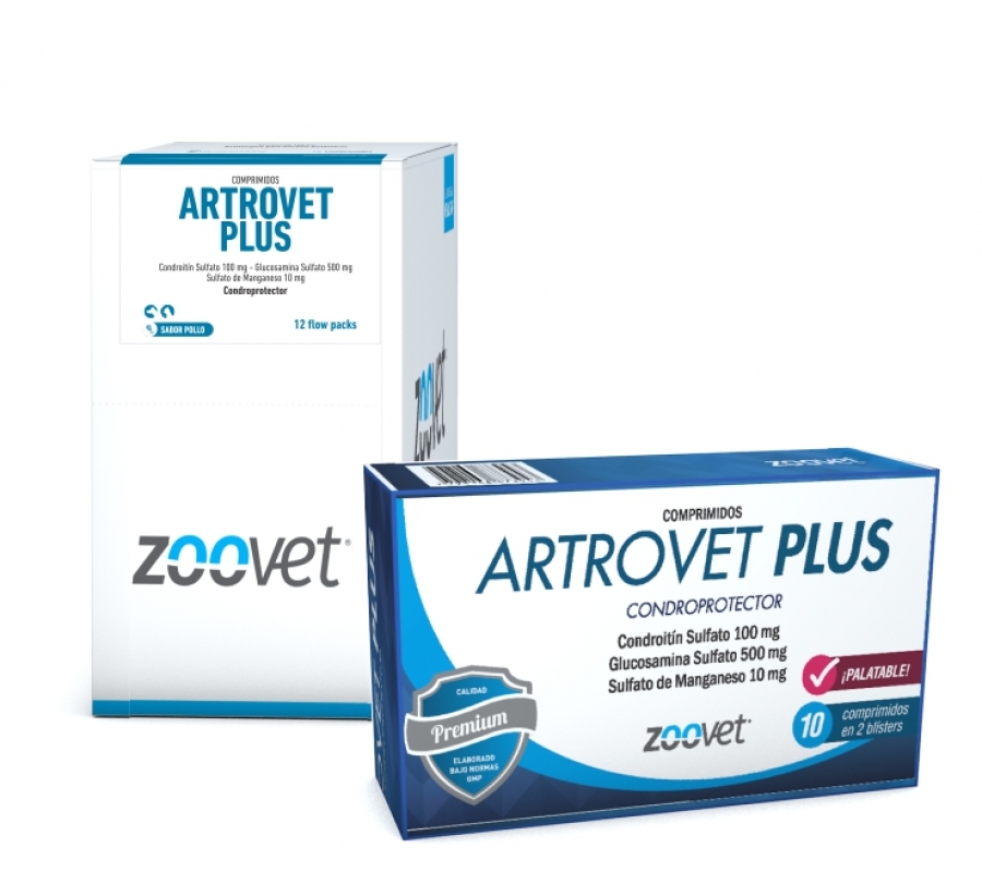 ARTROVET PLUS ZOOVET BLISTER DE 5 COMPRIMIDOS