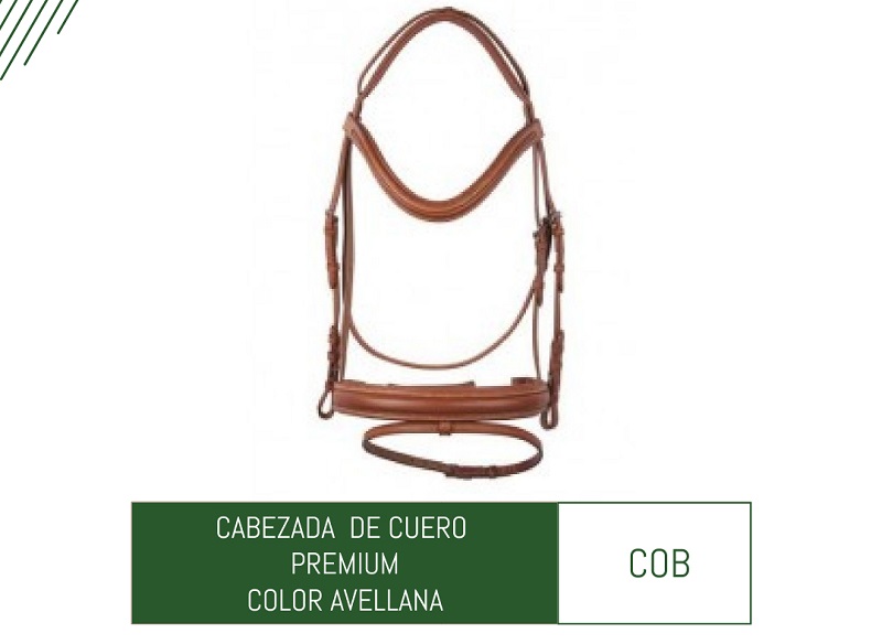 CABEZADAS DE CUERO COLOR HAVANA