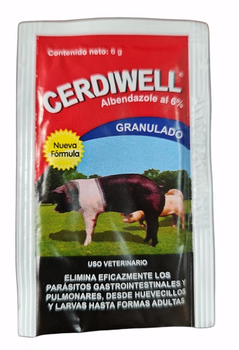 DESPARASITANTE PARA CERDO CERDIWELL 6 GR