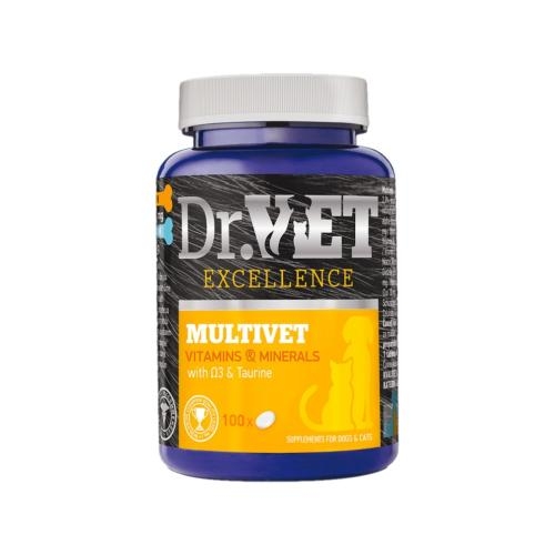 VITAMINAS DR VET MULTIVET 100 TABLETAS