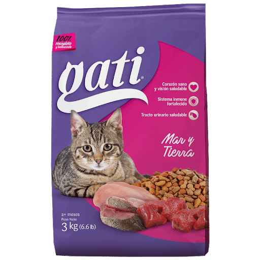 CONCENTRADO PARA GATO GATI MAR Y TIERRA 400 GR.