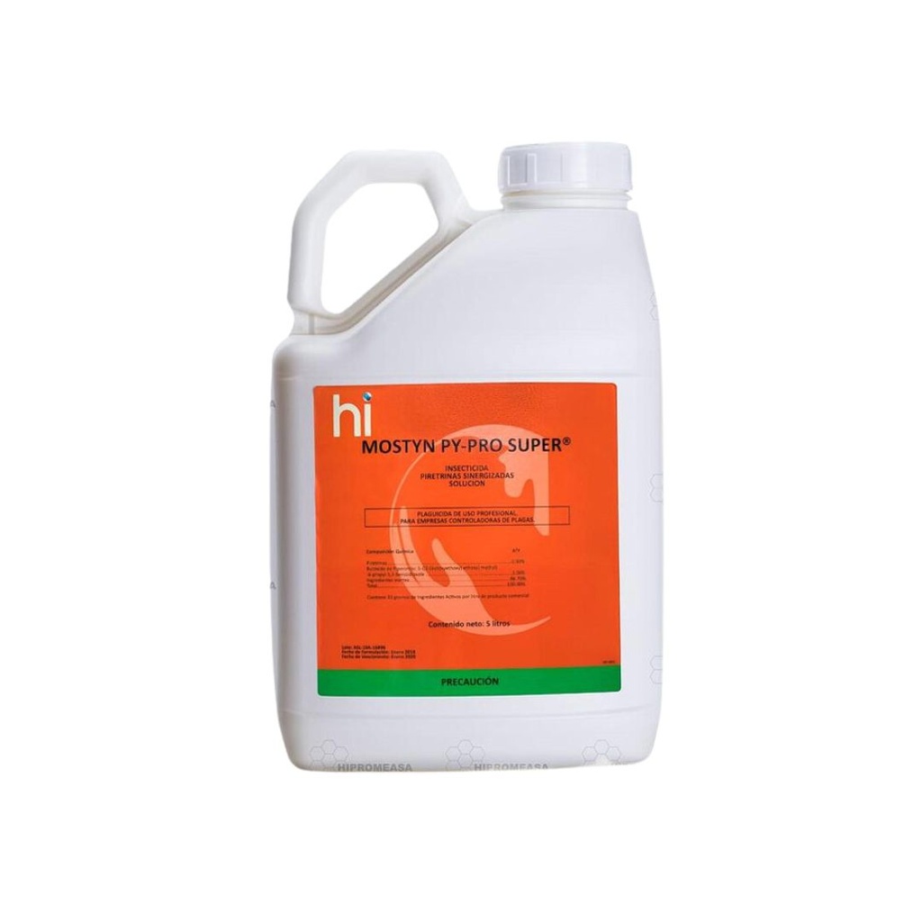 INSECTICIDA TERMONEBULIZABLE MOSTYN PY-PRO SUPER 5 LITROS