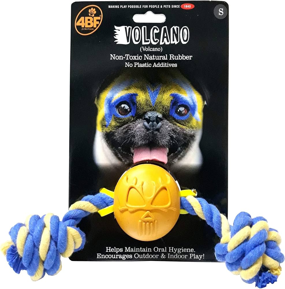 JUGUETE PARA PERRO 4BF MASK VOLCANO