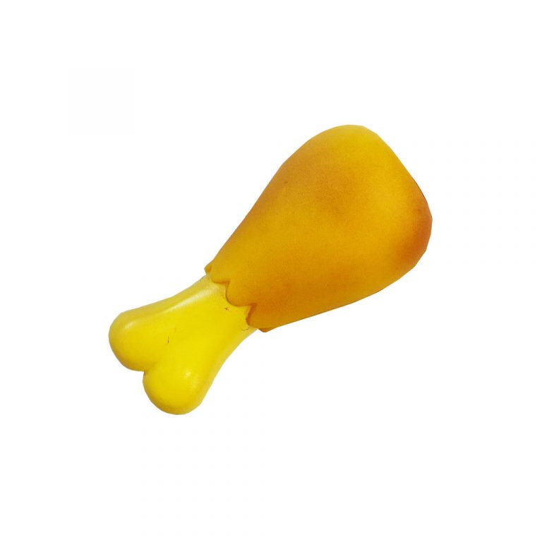JUGUETE PARA PERRO PIERNA DE POLLO