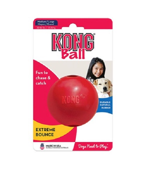 KONG BALL WITH HOLE M-L