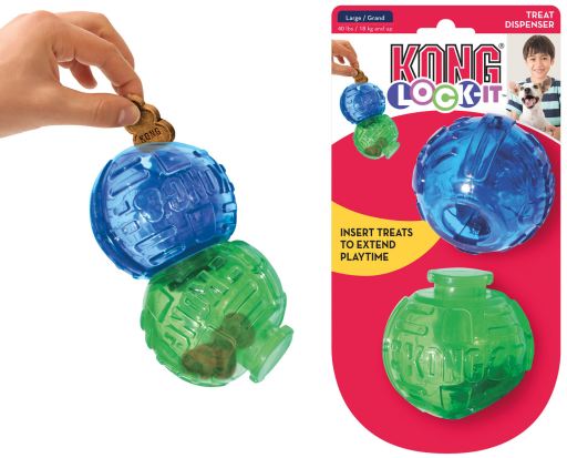 KONG LOCK-IT 2PACK LG