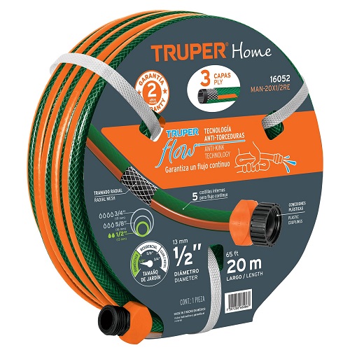 [16051] MANGUERA TRUPER CALIBRE 1/2" x 15 MTS