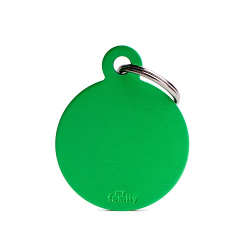 MY FAMILY TAG ALUMINUM ROUND LARGE 