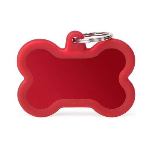 MY FAMILY TAG ALUMINUM WITH RUBBER BONE XL  