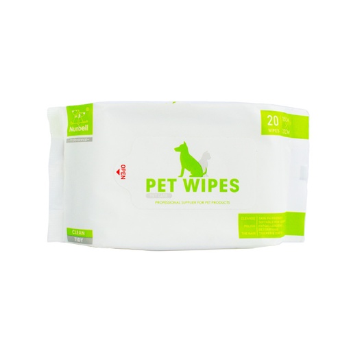 [19053-28] PET WIPES 20 UNIDADES