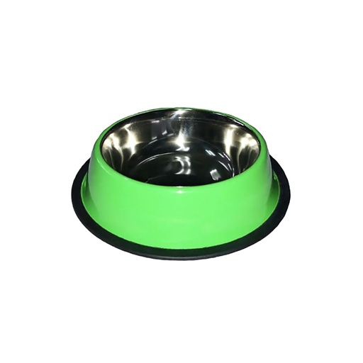 [MX-420] PLATO PARA MASCOTA ACERO INOXIDABLE VARIOS COLORES