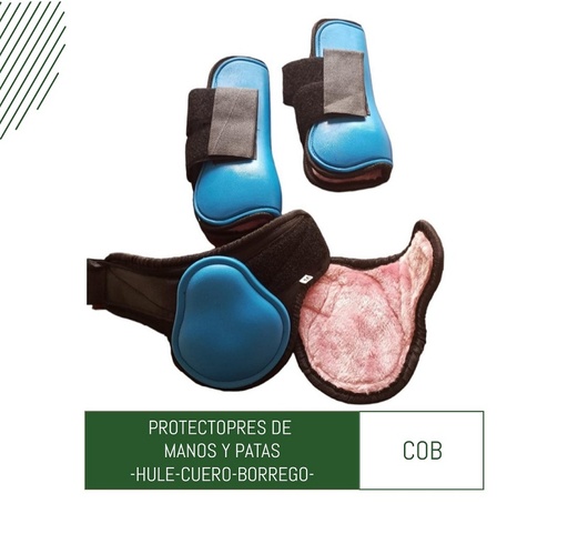 [HI-211-10] PROTECTORES DE PATAS PARA CABALLO CON PROTECCION DE LANA