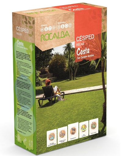 SEMILLA DE GRAMA COSTA MEDITERRANEA ROCALBA 1KG