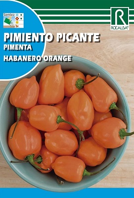 SEMILLA PIMIENTO PICANTE HABANERO ORANGE ROCALBA