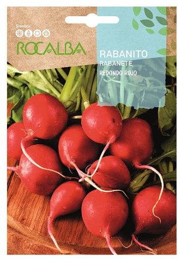 SEMILLA RABANITO REDONDO ROJO ROCALBA 10 GR