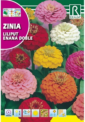 SEMILLA ZINIA ENANA DOBLE ROCALBA 6 GR