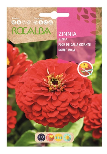 [FNFG7645] SEMILLA ZINIA GIGANTE DOBLE ROCALBA 10 GRS