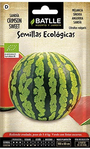 SEMILLAS ECOLÓGICAS MELANCIA SINDRIA ANGURRIA SANDÍA