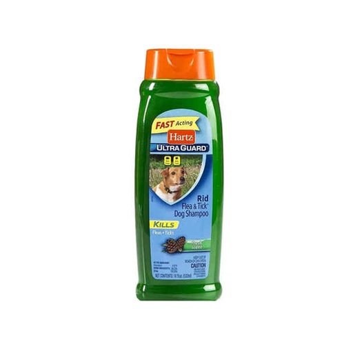 [91858] SHAMPOO HARTZ UG RID FLEA AND TICK FOR DOGS 
