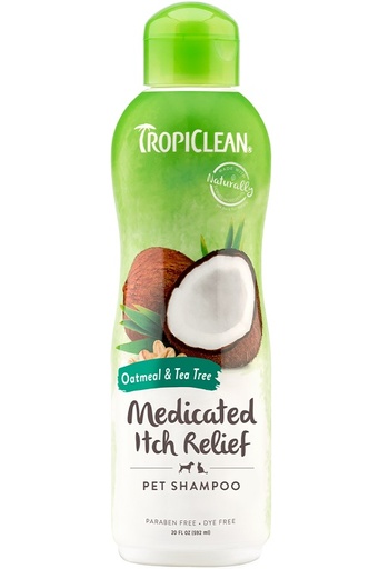 [520246] TROPICLEAN SHAMPOO MEDICADO OATMEAL AND TEA TREE 