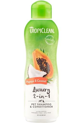 [520250] TROPICLEAN SHAMPOO PAPAYA AND COCONUT