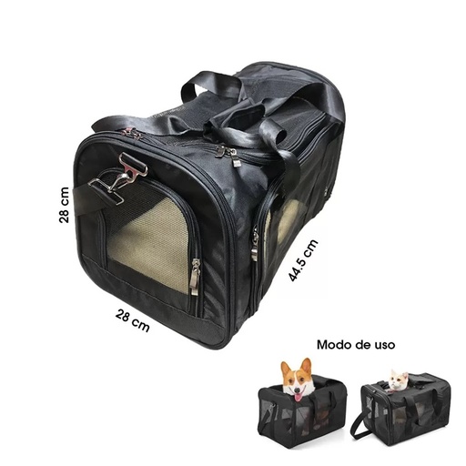 [EP-DU005] TRANSPORTADORA TIPO BOLSO PARA MASCOTA