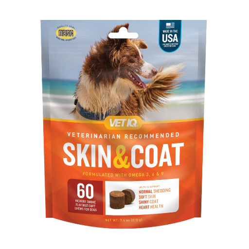 VET IQ SKIN AND COAT-90 TABLETAS