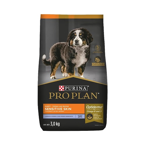 [12532209] CONCENTRADO PARA PERRO PRO PLAN CACHORRO PIEL SENSIBLE CORDERO 3KG