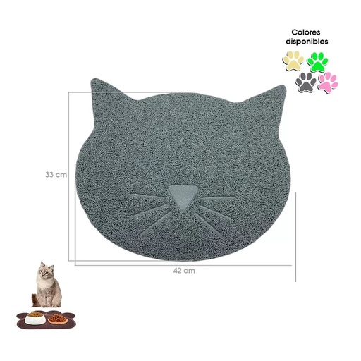[2024-2435] ALFOMBRA CON CARA DE GATO 