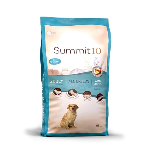 [41019] CONCENTRADO PARA PERRO SUMMIT 10 LAMB  AND RICE LIFE STAGES 15 KG 