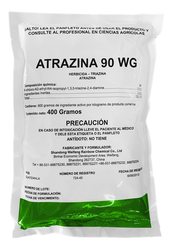 HERBICIDA ATRAZINA 90 WG 400 GRS