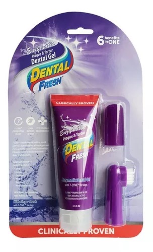 [GD03] KIT DE CEPILLO Y PASTA DENTAL PARA PERROS DENTAL FRESH