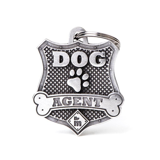 [BHDOGAGENT] MY FAMILY TAG CHARM DOG AGENT BADGE