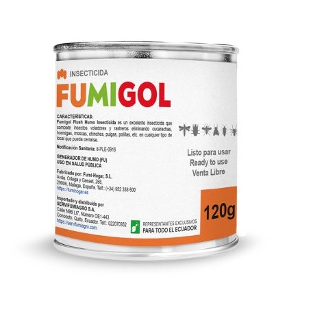 [2176] INSECTICIDA FUMIGENO FUMIGOL 60GR
