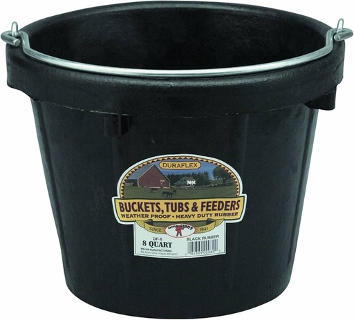 [DF8] CUBETA PARA CABALLO DE HULE LITTLE GIANT 8 LITROS REDONDA