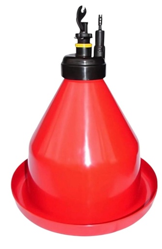 BEBEDERO PARA POLLOS O GALLINAS AUTOMATICO DOBLE FIN SYPEL