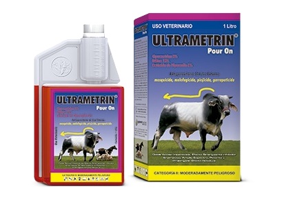 DESPARASITANTE EXTERNO ULTRAMETRIN POUR ON 1 LITRO