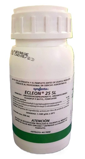 HERBICIDA PARA FRIJOL ECLEON 25 SL 250 ML