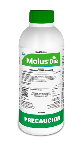 [3504] INSECTICIDA MOLUSQUICIDA MOLUS DIE 1 LITRO