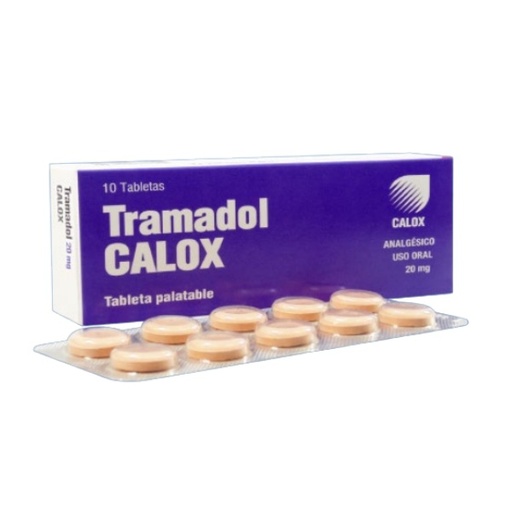[AS000370] TRAMADOL CALOX 20MG-10 TABLETAS