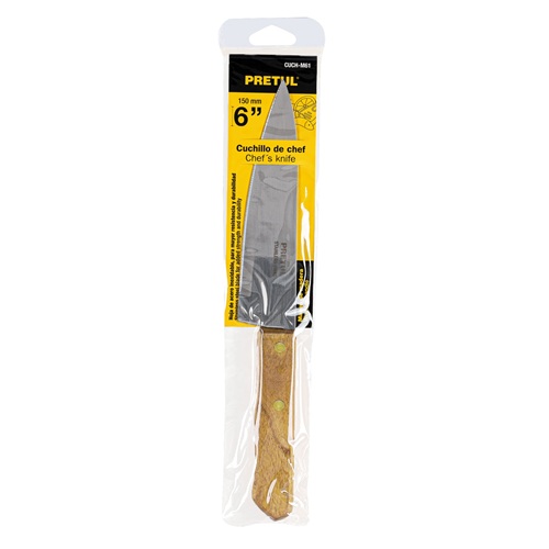 CUCHILLO MANGO DE MADERA PRETUL