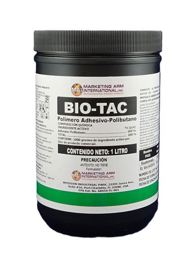 ADHESIVO PARA MONITOREO DE INSECTOS PINTABLE BIO TAC