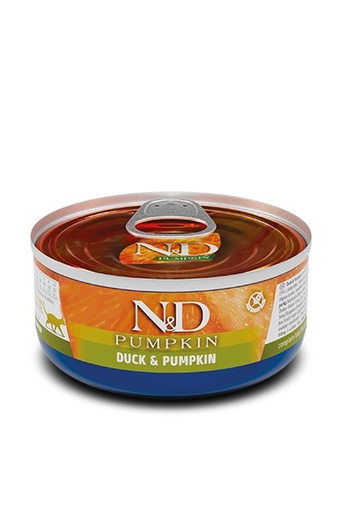 [2093] ALIMENTO HUMEDO PARA GATO EN LATA N&D DUCK & PUMPKIN 70 GRS
