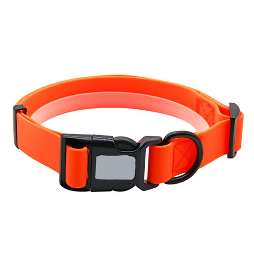 COLLAR PARA PERRO NARANJA NEON