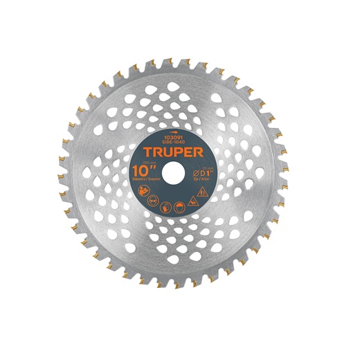 [103091] DISCO SIERRA 10" DE CARBURO DE TUNGSTENO PARA DESBROZADORA