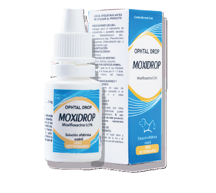 MOXIDROP MOXIFLOXICACINA 0.5% x 5 ML